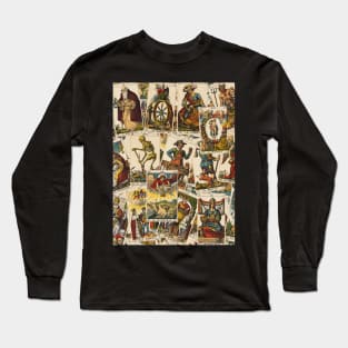 Tarot cards pattern Long Sleeve T-Shirt